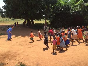 Ellie Peacock in Uganda